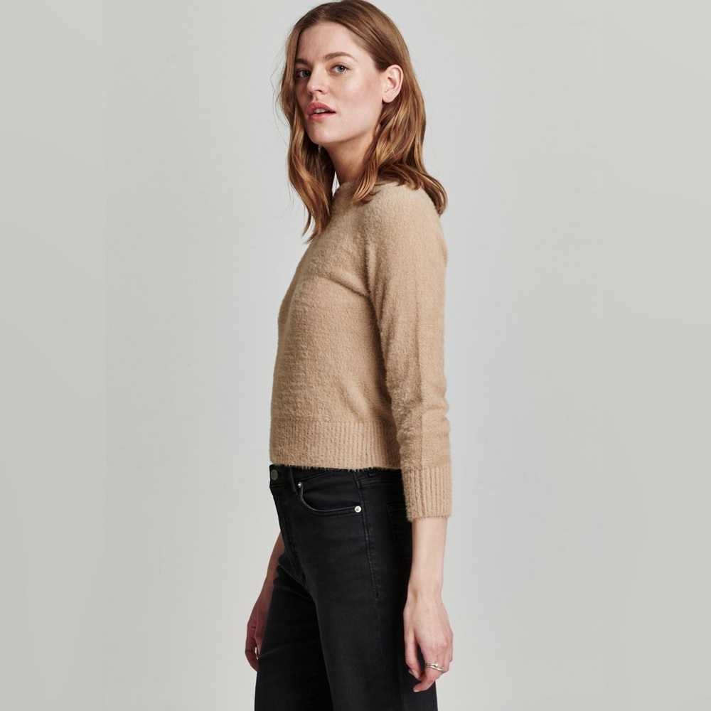 Another Love Finley Fuzzy Knit Sweater Chai - Picture 10 of 10